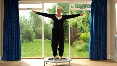Trampolin Übungen für den Bauch